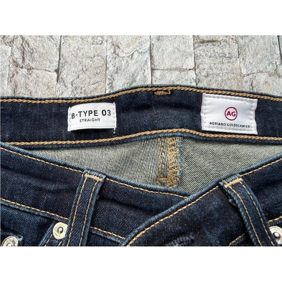 AG Adriano Goldschmied B Type 03 Straight Jeans Size 26x34 - Picture 9 of 11